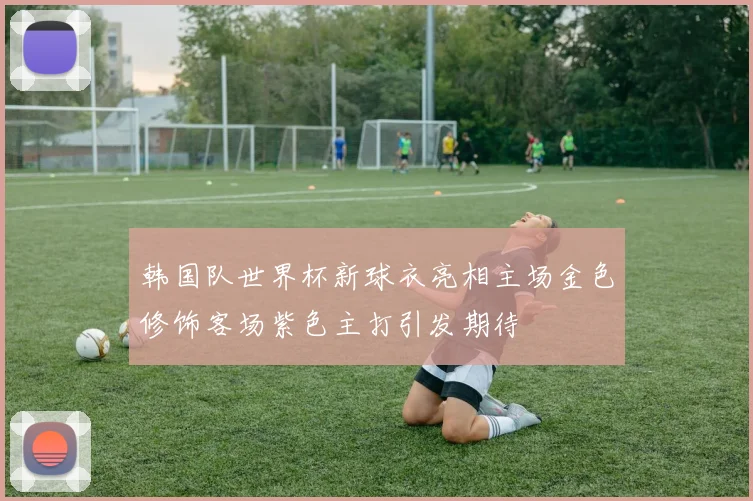 韩国队世界杯新球衣亮相主场金色修饰客场紫色主打引发期待